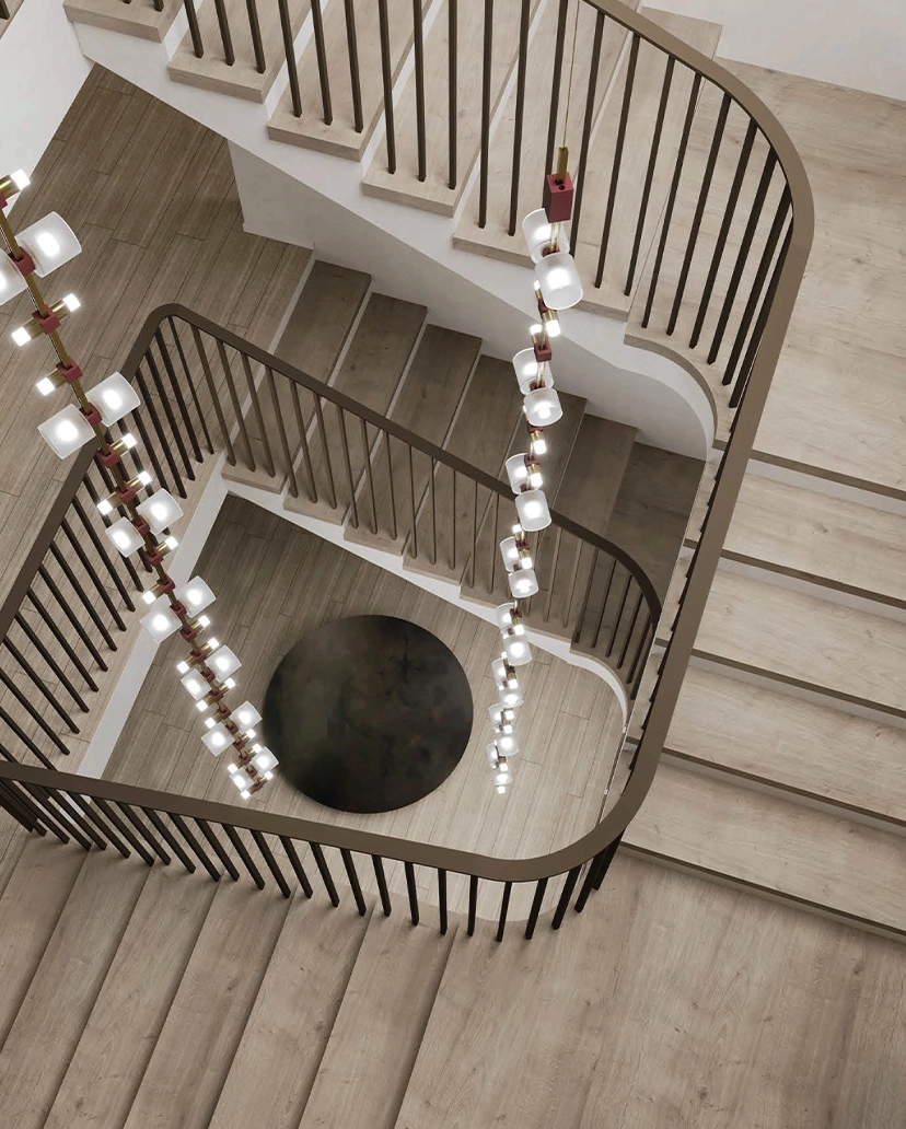 Bespoke joinery and lighting detail in a Dubai villa